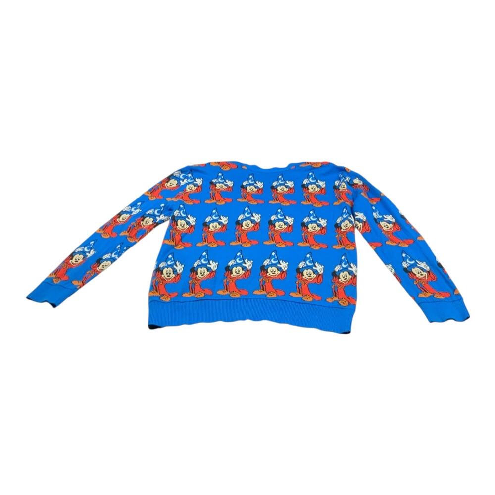 Disney Mickey Mouse Fantasia Cardigan US XL Wizard Sorcerer 80th Anniversary NWT - Picture 7 of 11